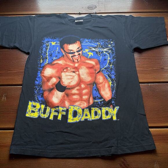 Vintage Buff Daddy Bagwell Nitro Wrestling T-Shirt Size Large Men’s 90s WCW WWE - Picture 1 of 6